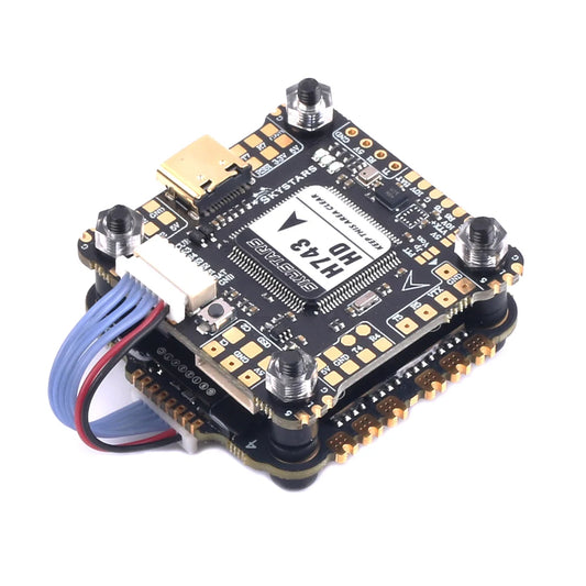 SKYSTARS H743 HD DualGyro Flight Controller H7 X8 With OSD & KM60 60A BIheli 32 ESC