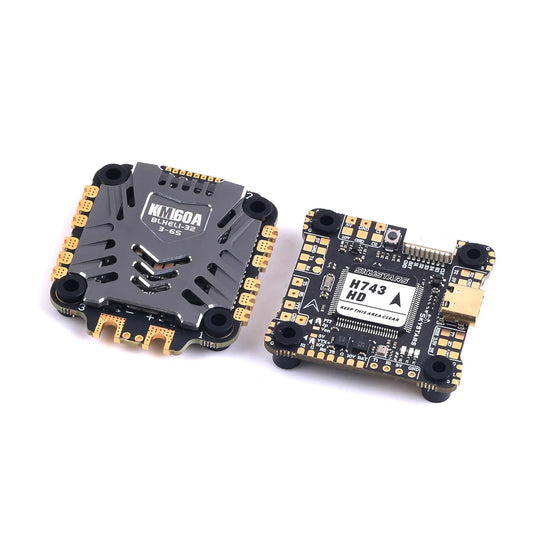 SKYSTARS H743 HD DualGyro Flight Controller H7 X8 With OSD & KM60 60A BIheli 32 ESC