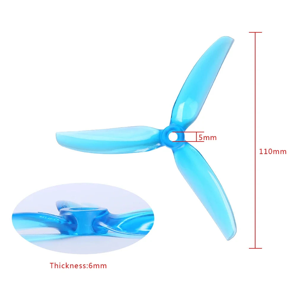 HQProp  5x4.3x3 V2S  Propeller (Set of 4)
